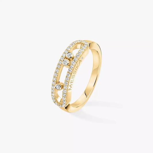 [⭐Novea] Baby Move Gold Diamond Pave_ Ring