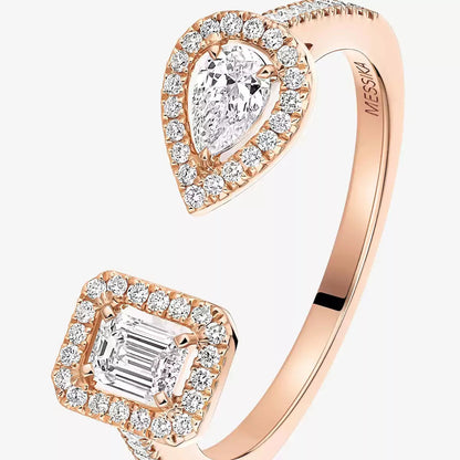 [⭐Novea]My Twin Toi Gold Diamond Ring