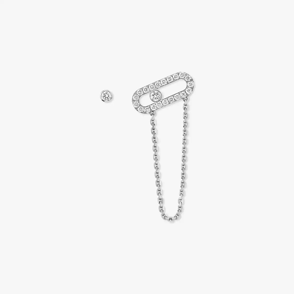 [⭐Novea]Move Uno Diamond Earrings