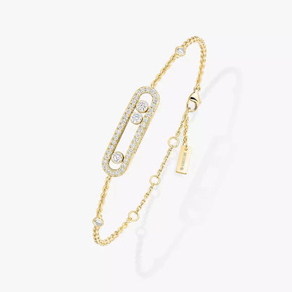 [⭐Novea]Pavé Baby Move Diamond Bracelet
