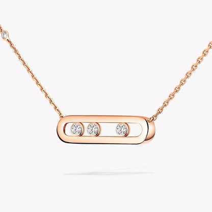 [⭐Novea] Baby Move Gold Diamond Necklace