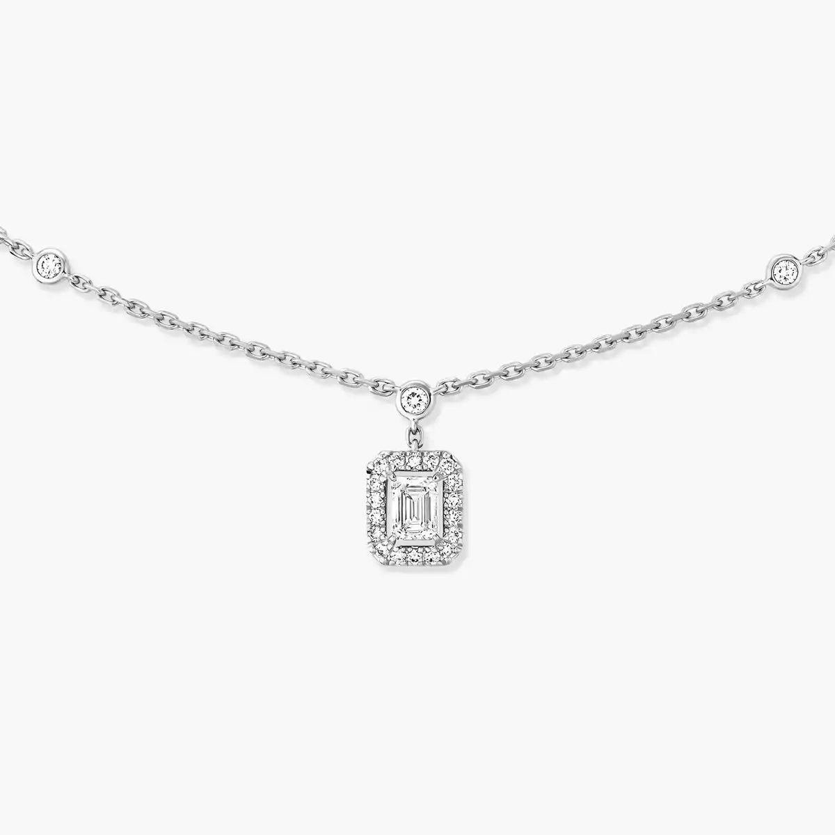 [⭐Novea]My Twin Diamond Necklace in Silver