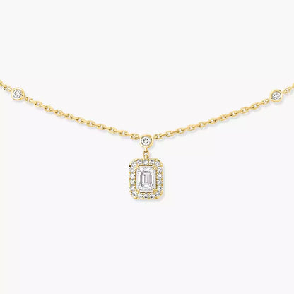 [⭐Novea]My Twin Diamond Necklace in Silver