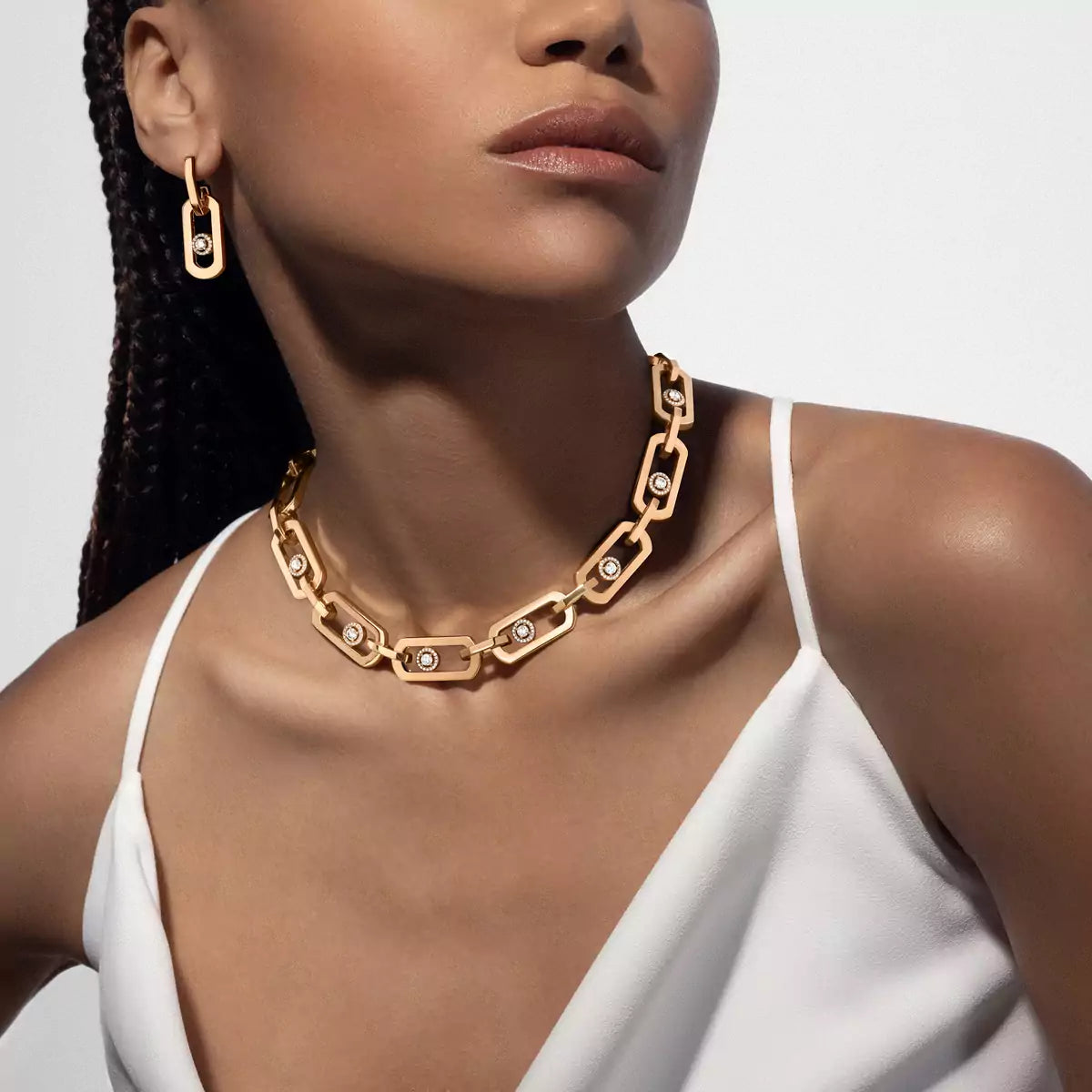 [⭐Novea]So Move XL Diamond Pendant Earrings