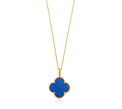 [⭐Novea]CLOVER 25MM NECKLACE TURQUOISE ROSE GOLD
