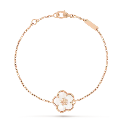 [⭐Novea]LUCKY WHITE MOP PLUM BLOSSOM  BRACELET