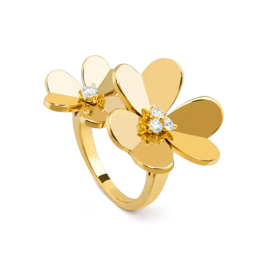 [⭐Novea]CLOVER COMOS GOLD DIAMOND RING