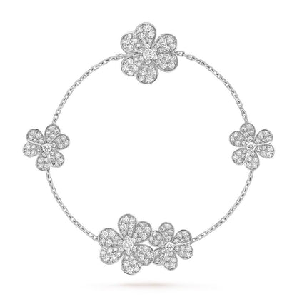 [⭐Novea]FRIVOLE SILVER 5 FLOWERS BRACELET