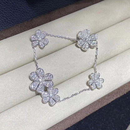 [⭐Novea]FRIVOLE SILVER 5 FLOWERS BRACELET