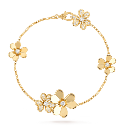 [⭐Novea]FRIVOLE GOLD 5 FLOWERS BRACELET