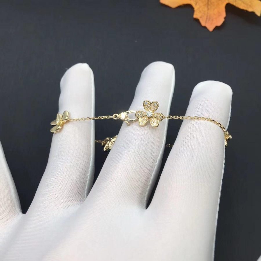 [⭐Novea]FRIVOLE GOLD 5 FLOWERS BRACELET