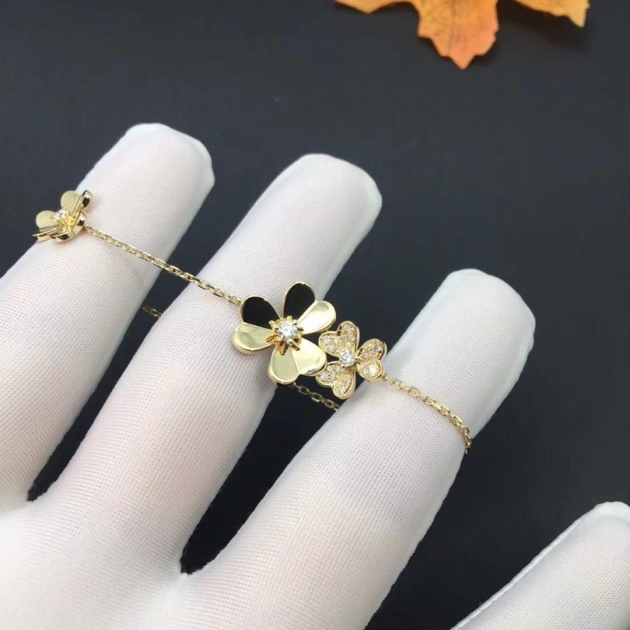 [⭐Novea]FRIVOLE GOLD 5 FLOWERS BRACELET