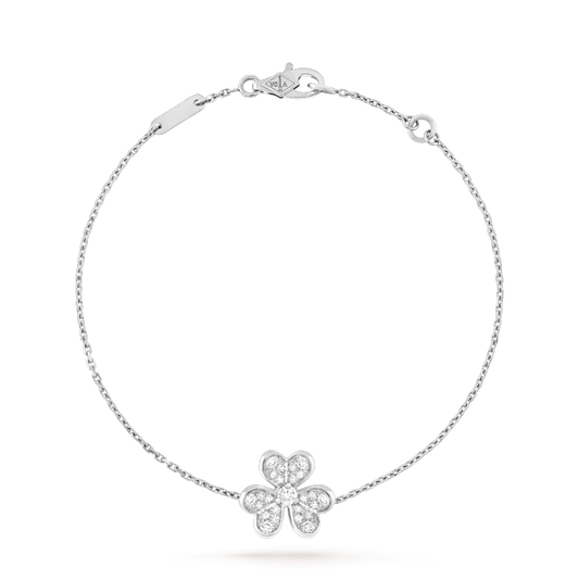 [⭐Novea]FRIVOLE SILVER FLOWER DIAMOND BRACELET