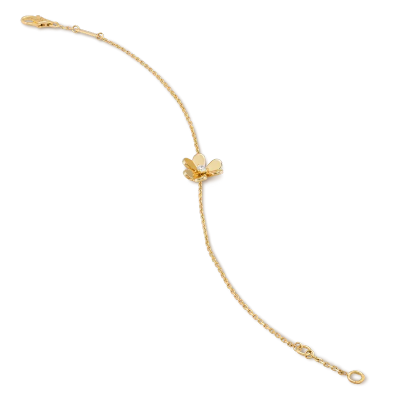 [⭐Novea]FRIVOLE GOLD FLOWER PINK MALACHITE BRACELET
