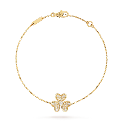 [⭐Novea]FRIVOLE GOLD FLOWER DIAMOND BRACELET