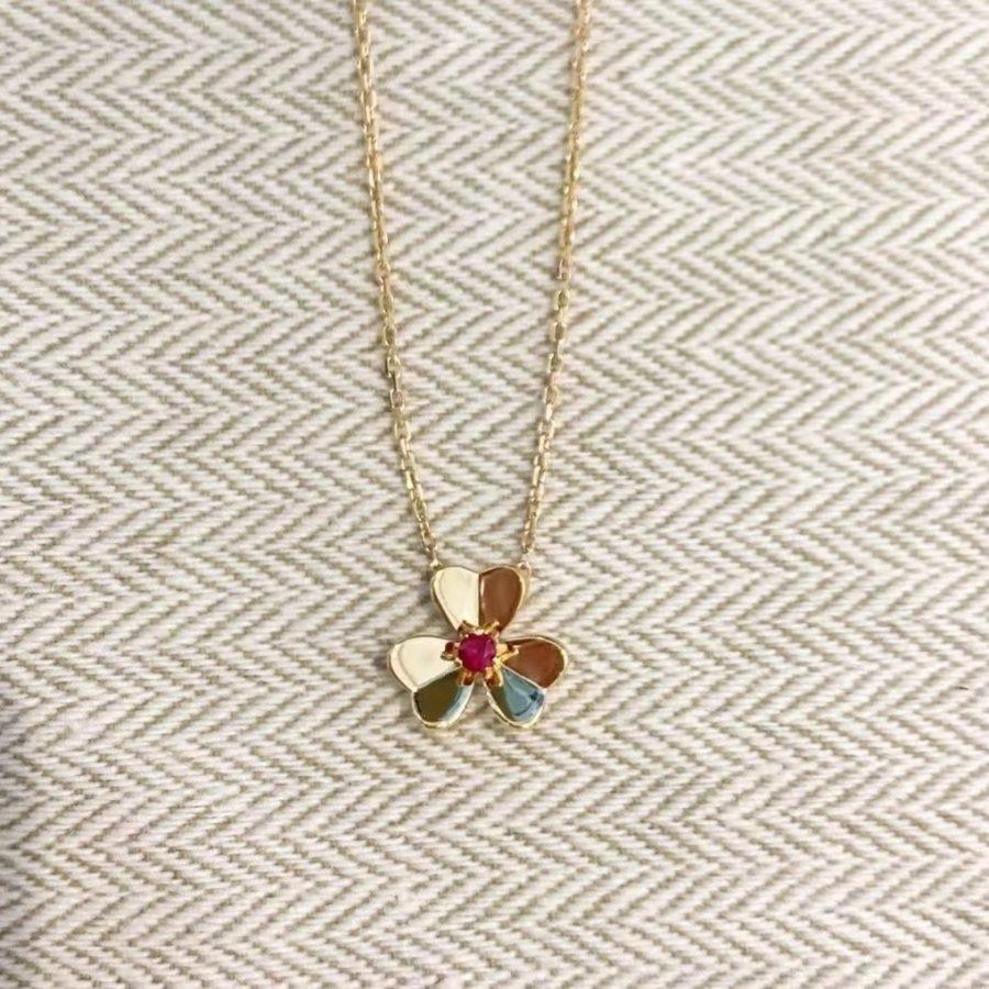 [⭐Novea]FRIVOLE GOLD FLOWER NECKLACE