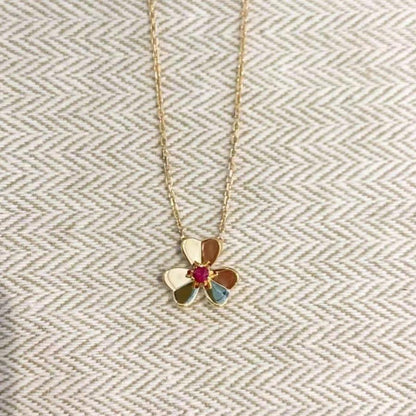 [⭐Novea]FRIVOLE GOLD FLOWER NECKLACE