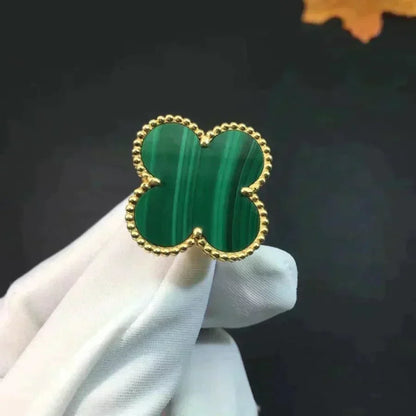 [⭐Novea]CLOVER MALACHITE RING