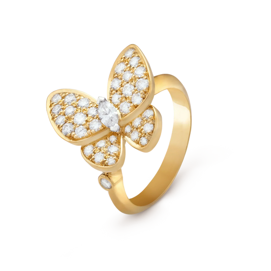 [⭐Novea]BUTTERFLY DIAMOND RING