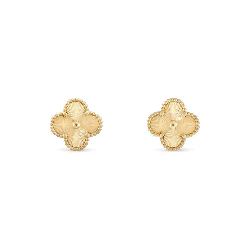 [⭐Novea]CLOVER MEDIUM 1 MOTIFS LASER EARRINGS