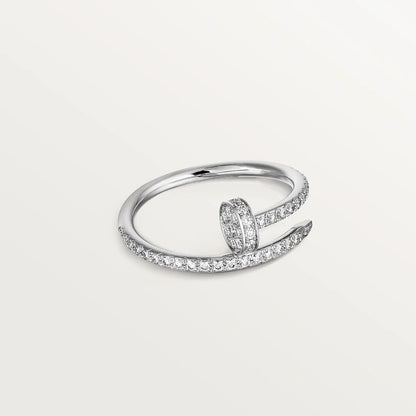 [⭐Novea]JUSTE RING 1.8MM SILVER DIAMONDS