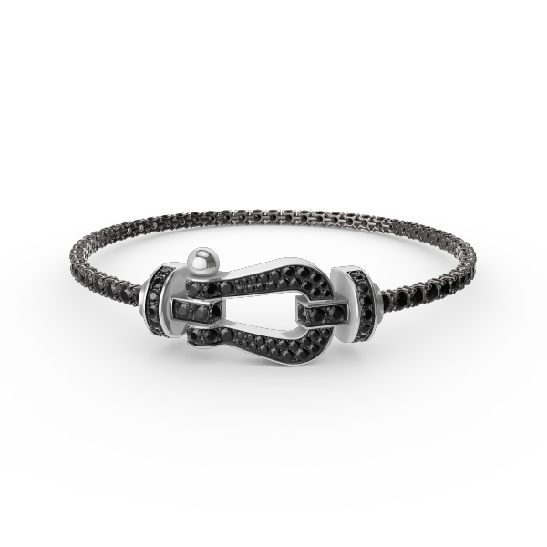 [⭐Novea]FORCE  LARGE HORSESHOE FULL DIAMOND TENNIS BRACELET